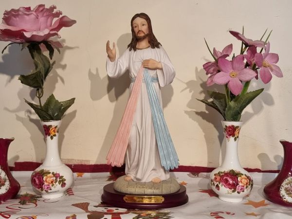 Florentine Divine Mercy Jesus Statue Made In Italy - Main image