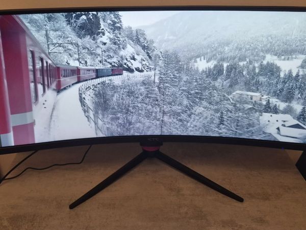 KTC 34" Curved Ultrawide Gaming Monitor – 3440x144 - Main image