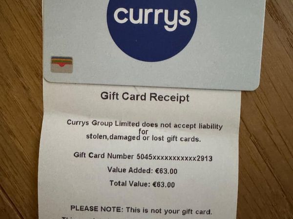 Currys' Gift Card - Main image