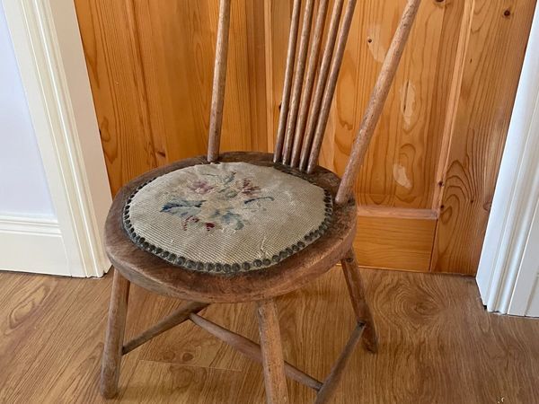 Antique stick-back chair – Interesting Provenance - Main image