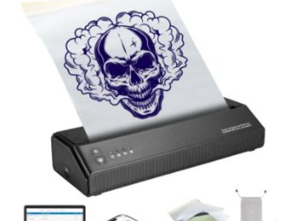 Tattoo Transfer Stencil Printer, Wireless Bluetoo - Main image