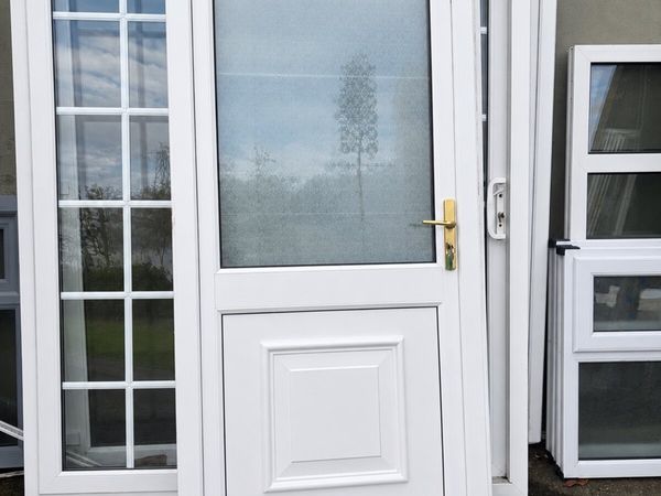 High Quality Single Door Half Panel Half Glass - Main image