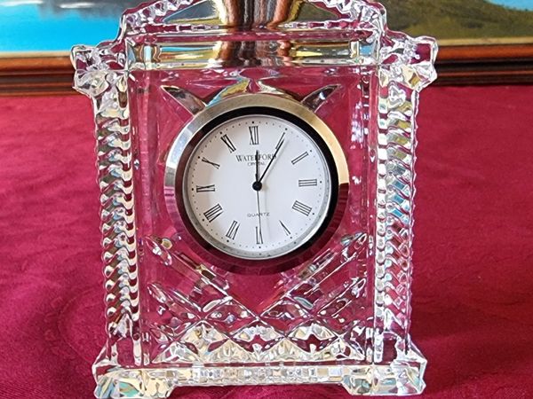 Waterford Crystal Mantle Clock Made In Ireland - Main image