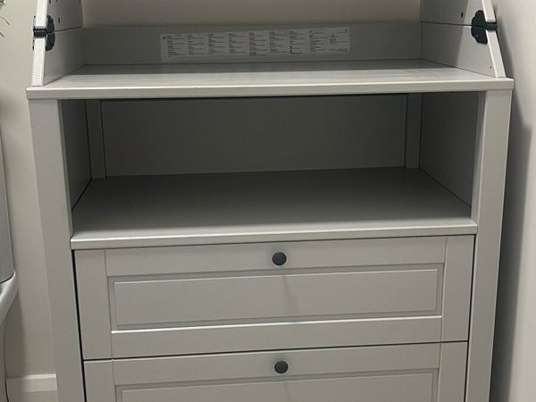 Baby changing Unit with shelves and drawers - Main image