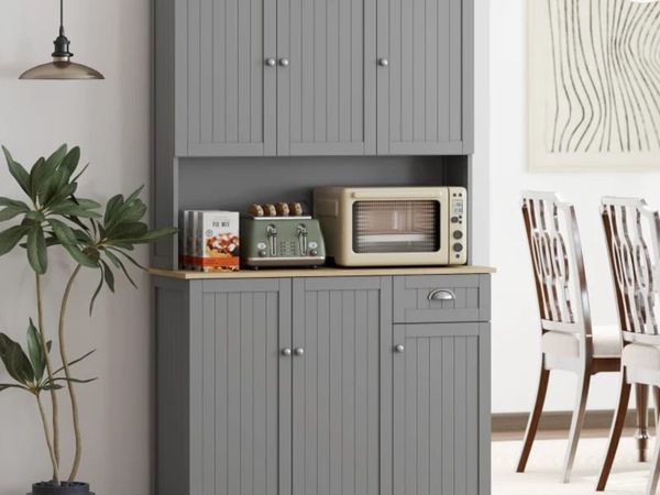 180cm Freestanding Kitchen Cabinet, Modern Storage - Main image