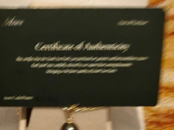 Black South Sea Pearl Pendant with Certificate - Main image