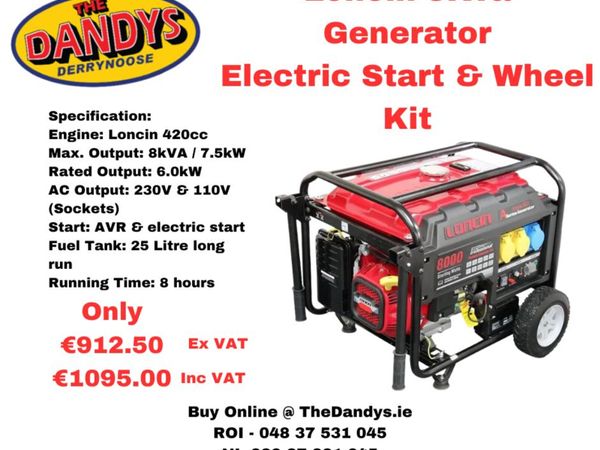 Maxflow Honda & Loncin Generators - Main image