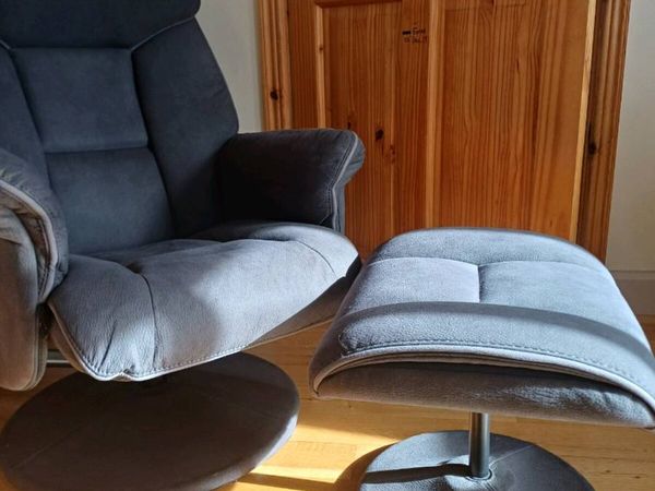 2 Arm Chairs with footstools - Main image