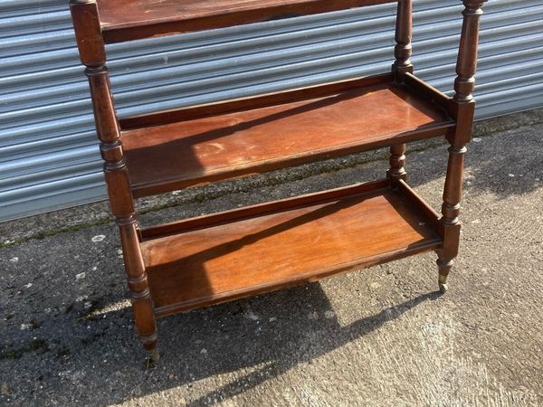Mahogany dumbwaiter - Main image