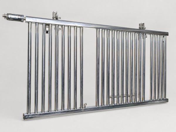Large Chrome Electric Radiator / Heated Towel Rail - Main image