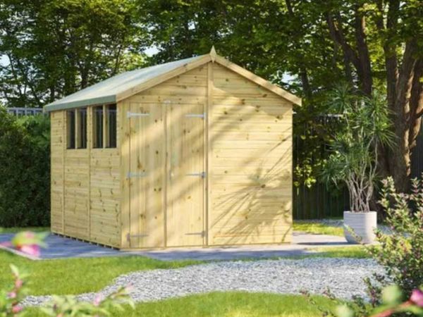 🌟 COOLA  PRESSURE TREATED  GARDEN SHEDS - Main image