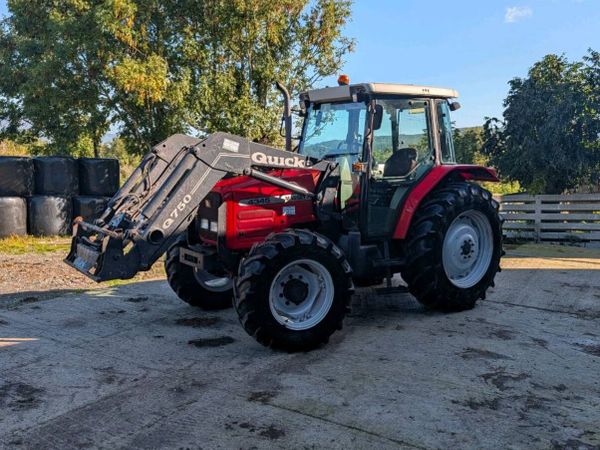 2003 Massey Ferguson 4345 with quickie loader. - Main image