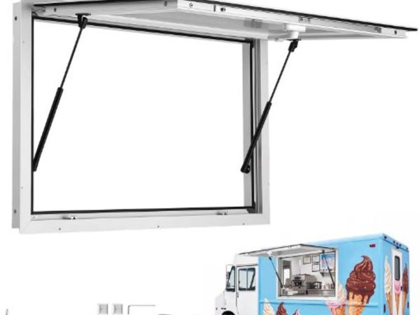 Concession Window 915x610mm Aluminum Alloy Frame - Main image