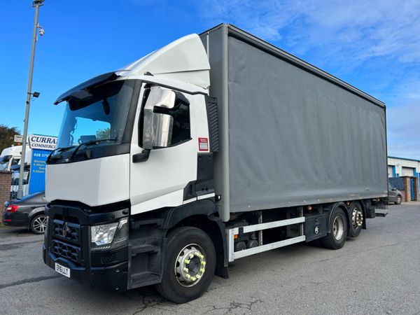 2016 Renault T380 6x2 SWB Curtainsider  tail lift - Main image