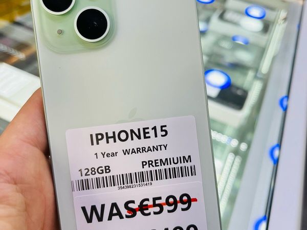 😎phone15 128GB premium 1Year WTY 🔥 - Main image