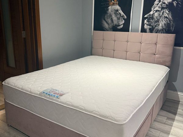 King size bed with mattress - Main image