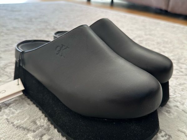 NEW Calvin Klein Jeans platform mules black EU 38 - Main image