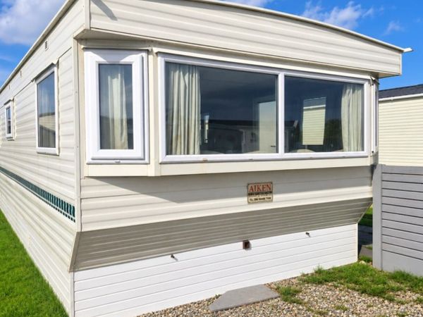 Mobile Home, Wooden Garden Shed and Bench - Main image