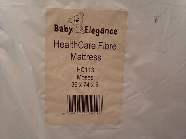Moses basket / bassinet mattress and IKEA bedrail - Main image