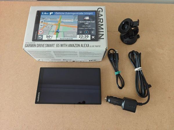 Garmin DriveSmart 65 with Alexa sat nav - Eircodes - Main image