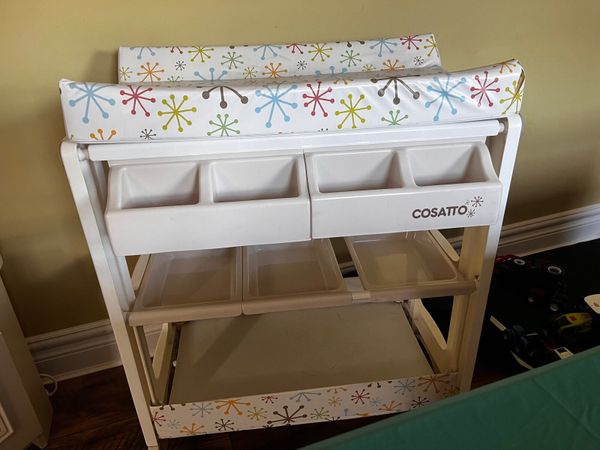 Cossato Baby Changing Unit with bath insert - Main image