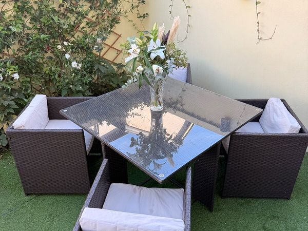 Rattan 4 seater garden furniture - Main image