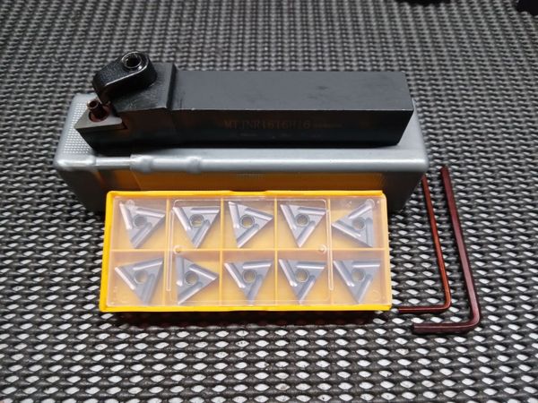 Lathe tool and inserts (16mm) MTJNR - Main image