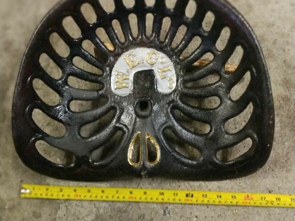 Antique cast seat by W.E &Co Ltd - Main image