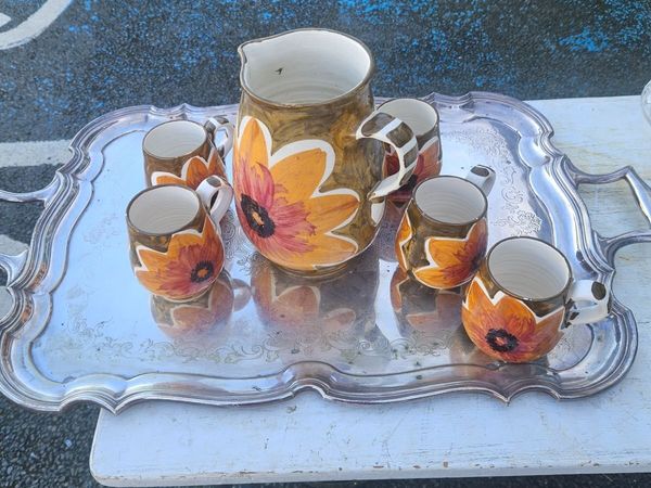 Vintage Retro 1970's Jug and Cups - Main image