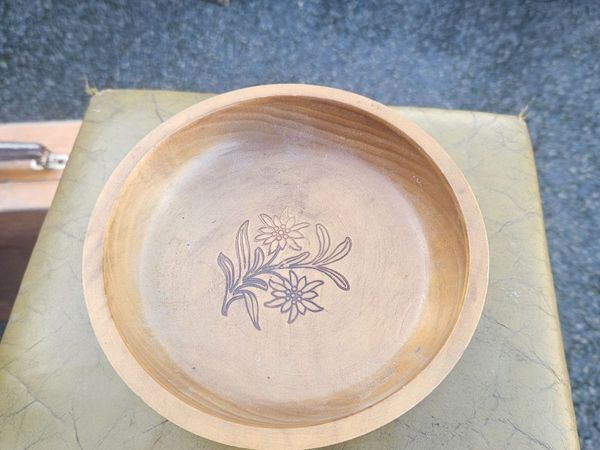 Vintage Retro Wooden Bowl - Main image