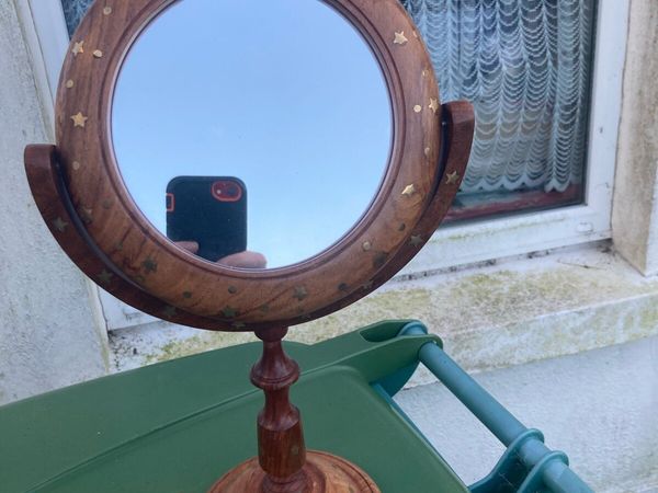 Indian table mirror free postage - Main image