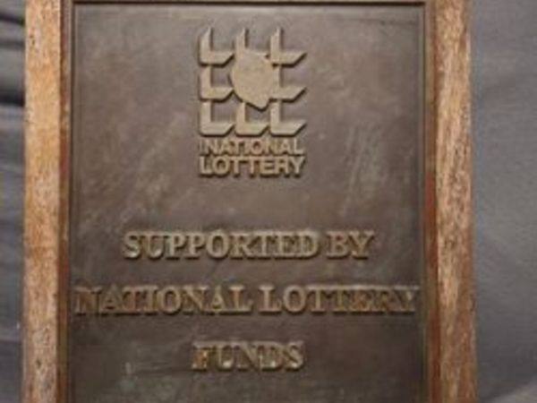 Original Vintage IRISH NATIONAL LOTTERY Plaque - Main image