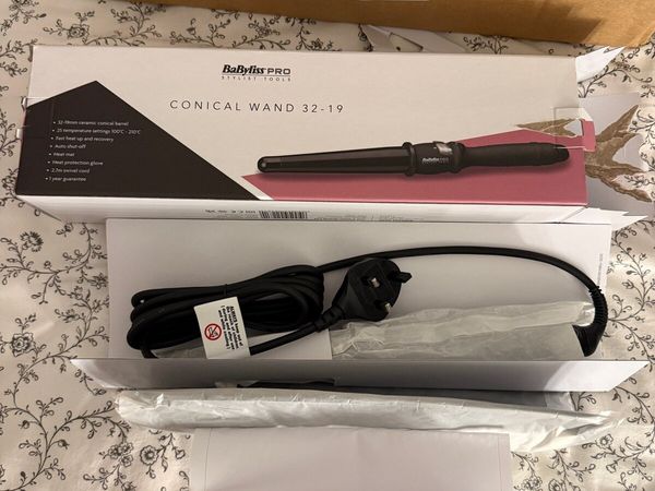 BaByliss pro conical curling wand 32-19mm black - Main image