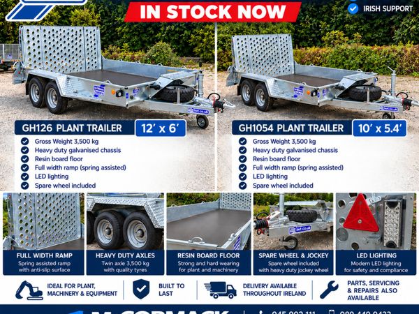 New Ifor Williams Plant Trailers - Main image