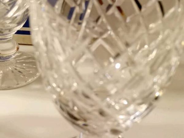 Five Vintage Waterford Crystal "Donegal"Claret - Main image
