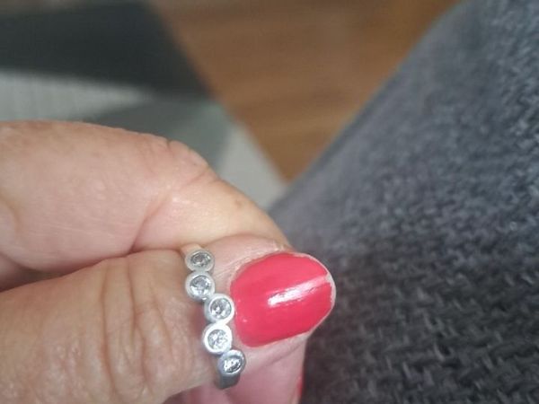 Silver hallmarked necklace / bracelet set - Main image