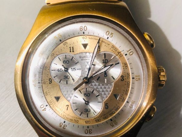 Vintage swatch watch irony four jewels chronograph - Main image