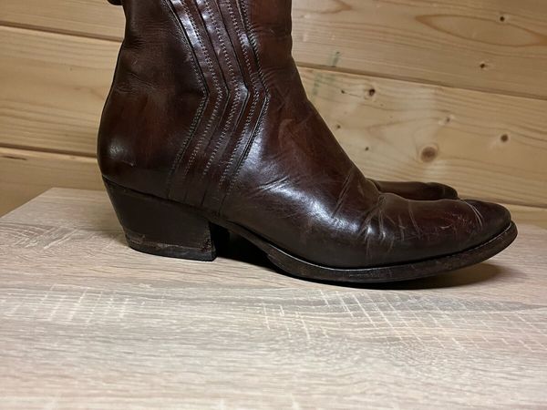 Genuine Italian leather boots - Main image