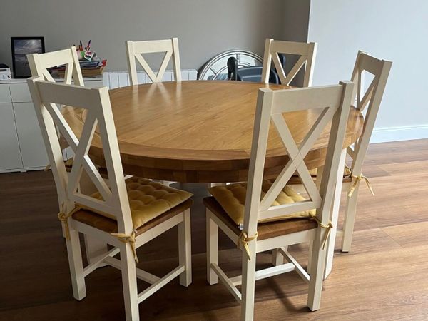 Round Dining Table and Chairs - Main image
