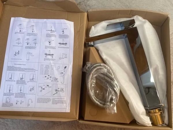 Tall Chrome washbasin tap-Brand New - Main image