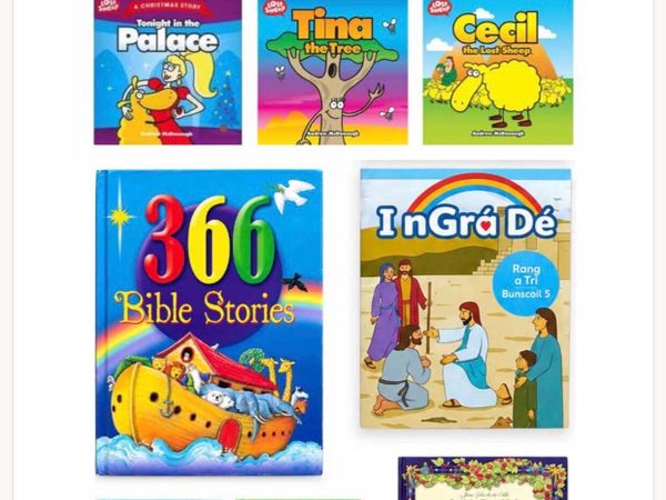 Children's Religious Book Bundle - 7 Kids Bible St - Main image