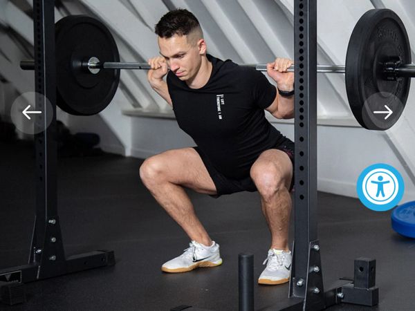 Gym weight squat stands - Main image