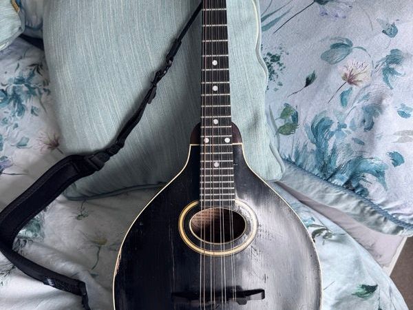1920s Gibson "Snakehead" A-Style Mandolin (Blacktop) w/ Original Hard Case - Main image