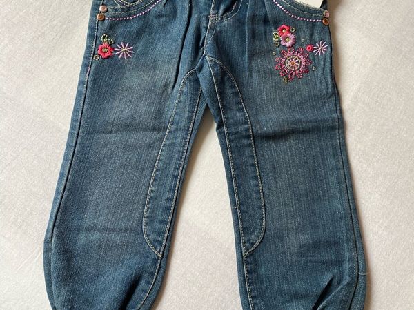 Brand New Girl’s Blue Cuff End Jeans  👖 3 yrs - Main image