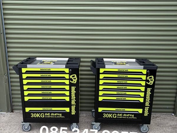 Brand New 7 Drawer Tool Chest + Side Cabinet - Main image