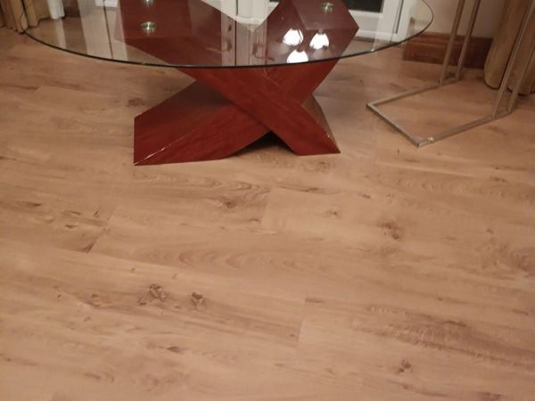 Glass coffee table with matching side table - Main image