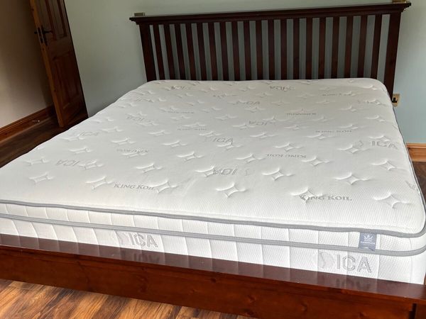 Bed frame (superking 6ft) & matching dresser - Main image
