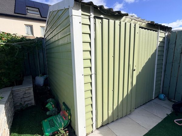 9x10 feet garden steel shed for sale - Main image