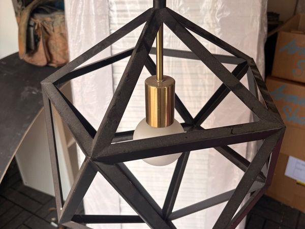 Geometric Pendant Lights - Pair - Main image