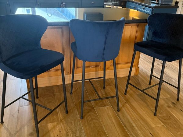 Ez living Kitchen island chairs x3 - Main image